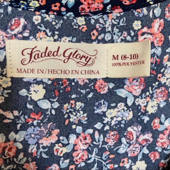 Faded Glory women’s sleeveless blouse. Size Medium (8-10) - Picture 2 of 6